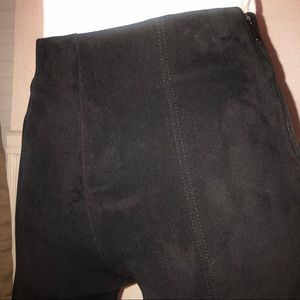 Black Velvet Ankle Pants